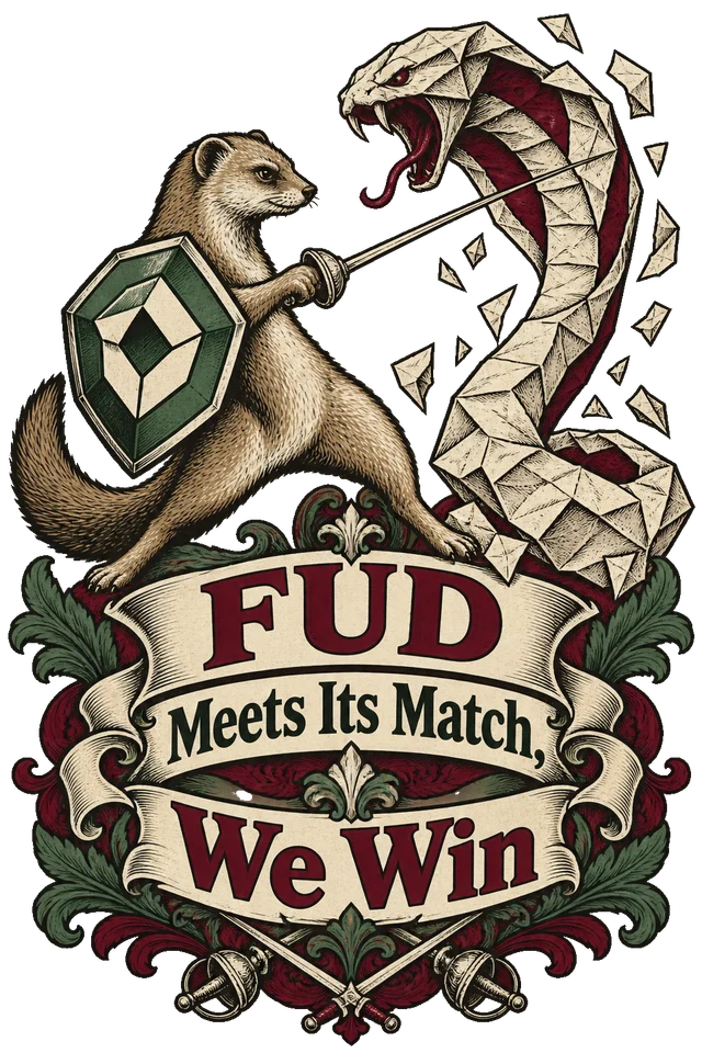 FUD Meets Its Match, We Win