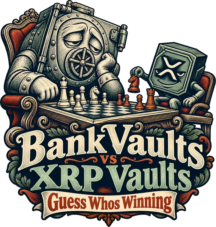 Bank Vaults vs XRP Vaults Guess Whos Winning T Shirt