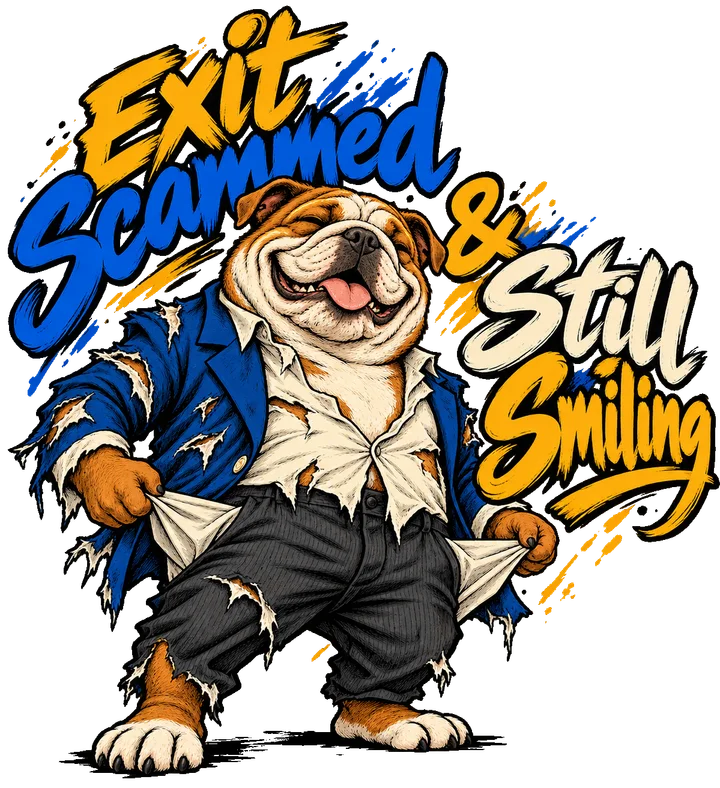 Exit Scammed & Still Smiling