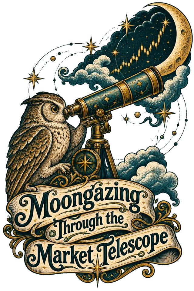 Moongazing Through the Market Telescope