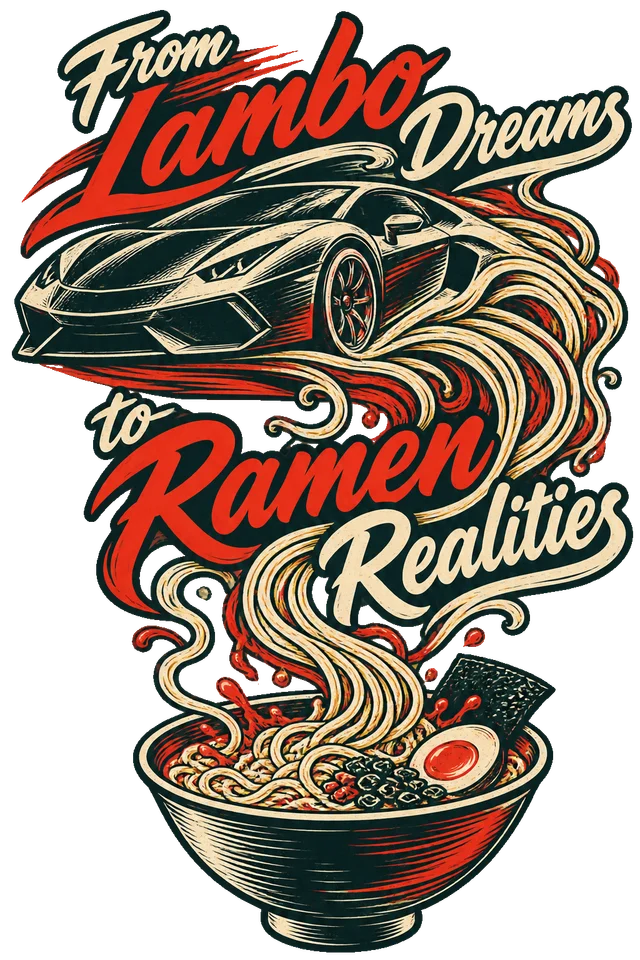 From Lambo Dreams to Ramen Realities