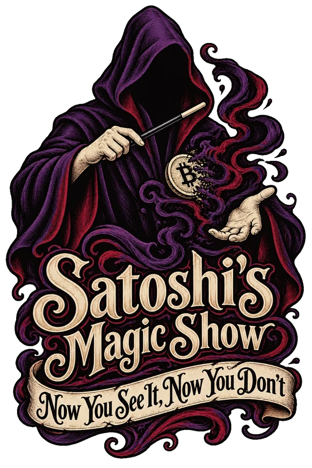Satoshi’s Magic Show Now You See It, Now You Don’t
