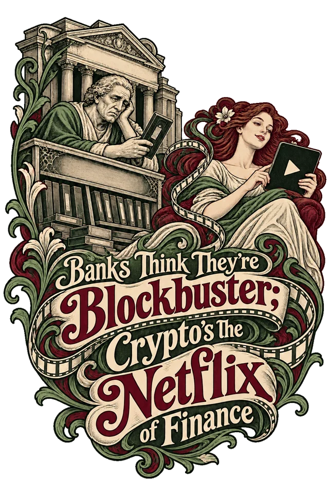 Banks Think They’re Blockbuster; Crypto’s the Netflix of Finance