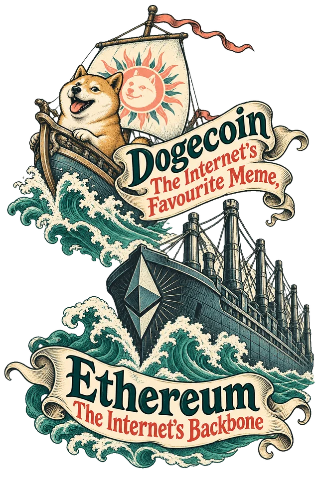Dogecoin The Internet’s Favourite Meme, Ethereum The Internet’s Backbone