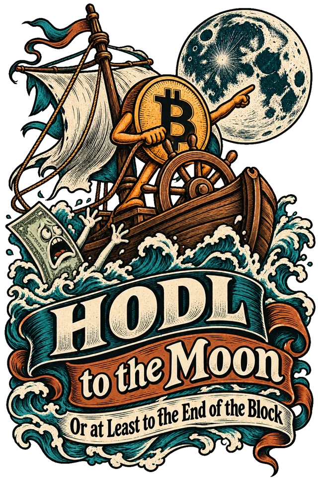 HODL to the Moon Or at Least to the End of the Block