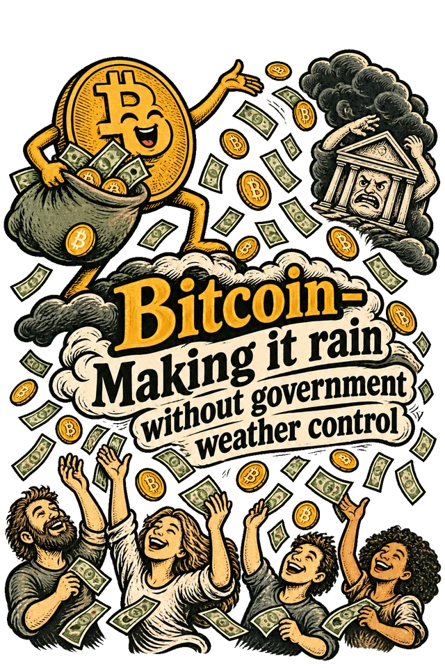 Bitcoin – Making it rain without government weather control