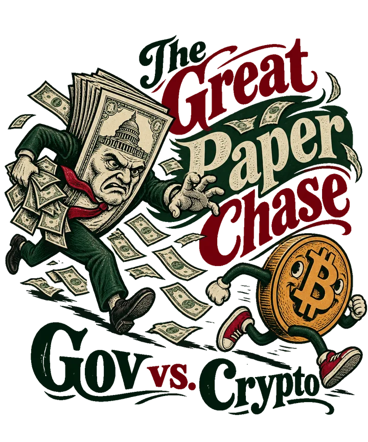 The Great Paper Chase Gov vs. Crypto
