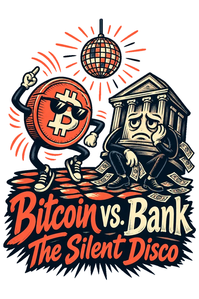 Bitcoin vs. Bank The Silent Disco