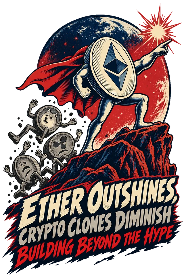 Ether Outshines, Crypto Clones Diminish Building Beyond the Hype