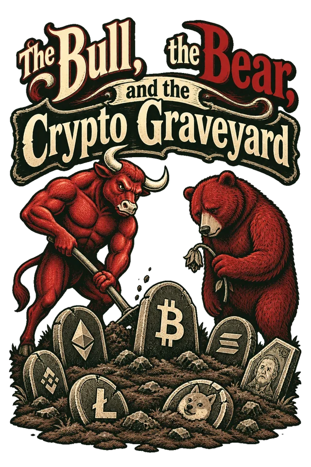 The Bull, the Bear, and the Crypto Graveyard