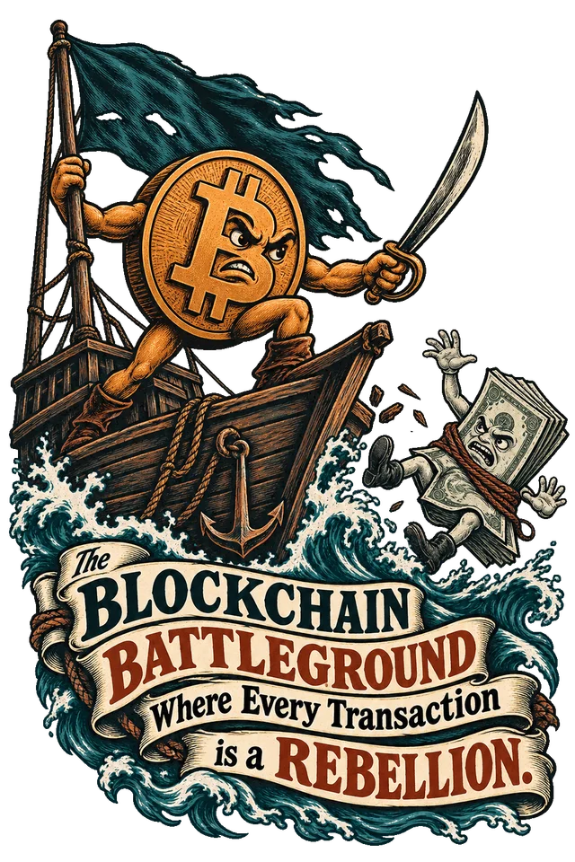 The Blockchain Battleground Where Every Transaction is a Rebellion.