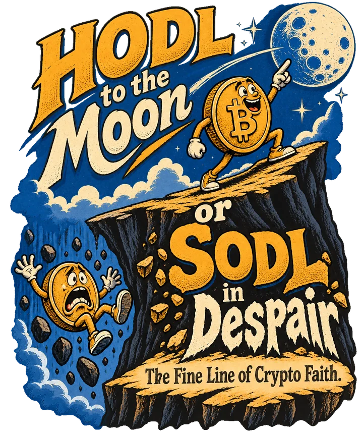 HODL to the Moon or SODL in Despair The Fine Line of Crypto Faith.