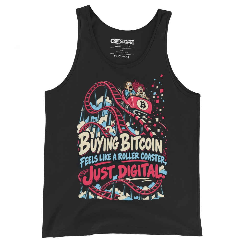 Buying Bitcoin Feels Like a Roller Coaster, Just Digital Tank Top