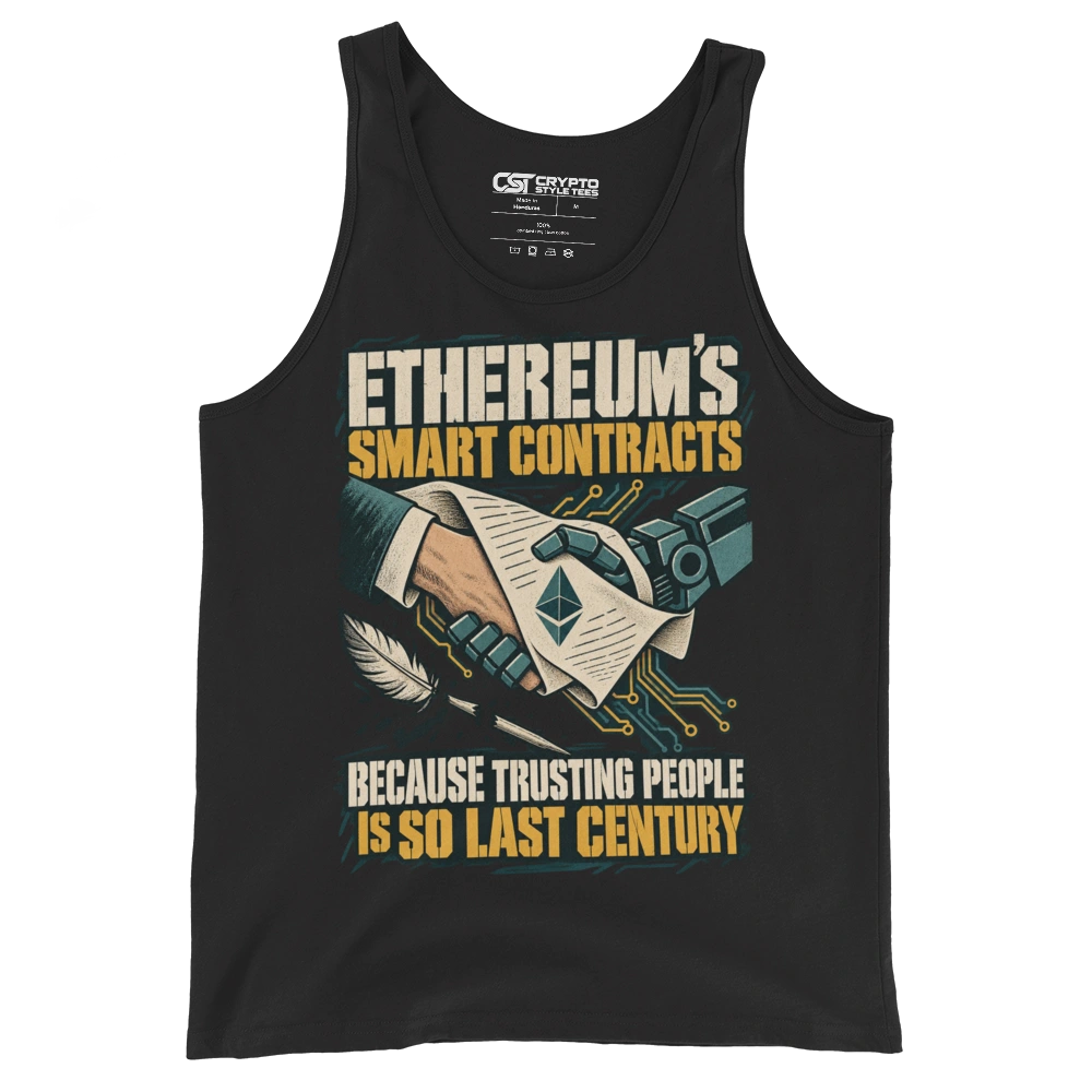 Ethereum’s Smart Contracts Because Trusting People is So Last Century Tank Top