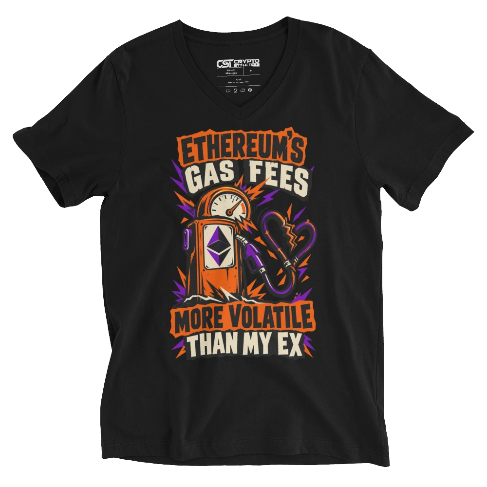Ethereum’s Gas Fees More Volatile Than My Ex V-neck T-shirt in Black