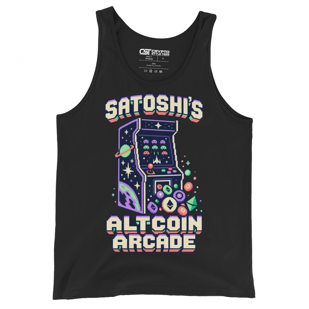 Satoshi’s Altcoin Arcade Tank Top