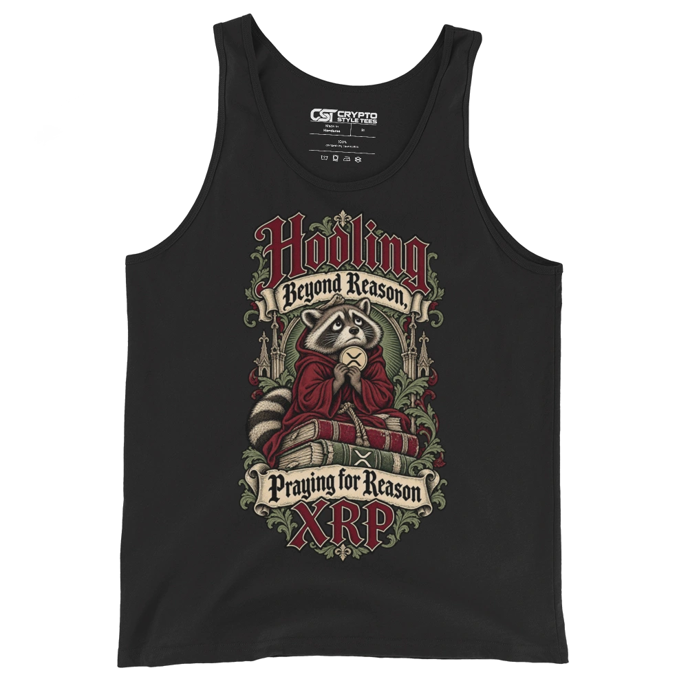 Hodling Beyond Reason, Praying for Reason XRP Tank Top