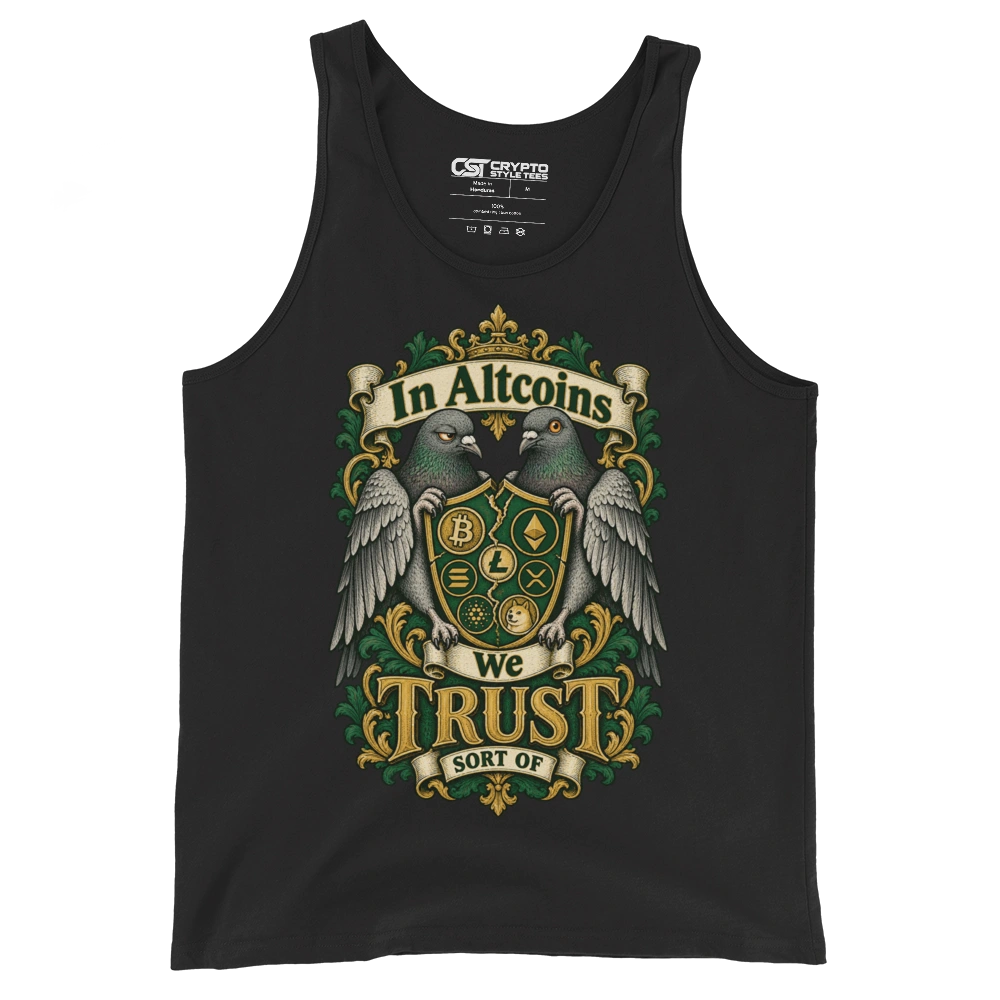In Altcoins We Trust Sort Of Tank Top