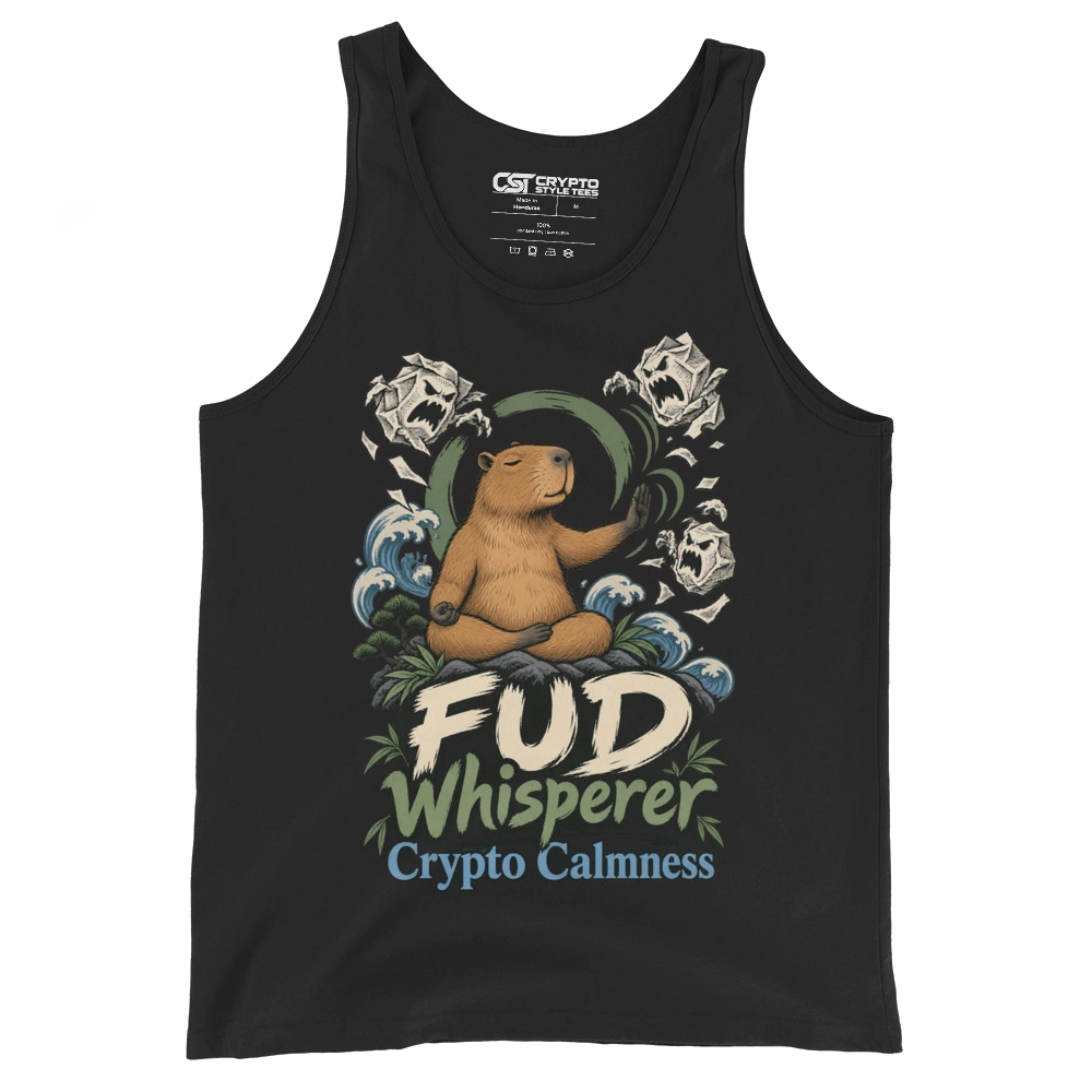 FUD Whisperer Crypto Calmness Tank Top