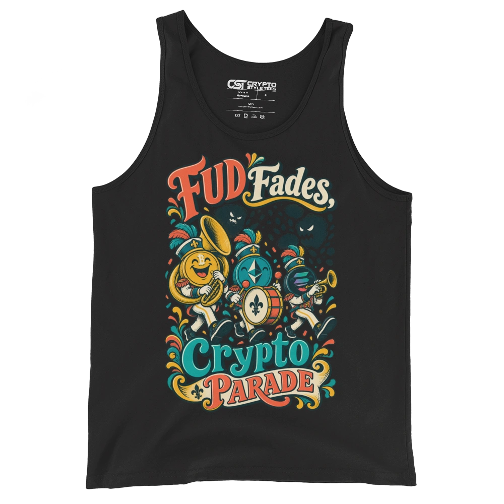 FUD Fades, Crypto Parade Tank Top