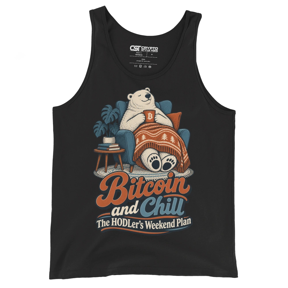 Bitcoin and Chill The HODLer’s Weekend Plan Tank Top