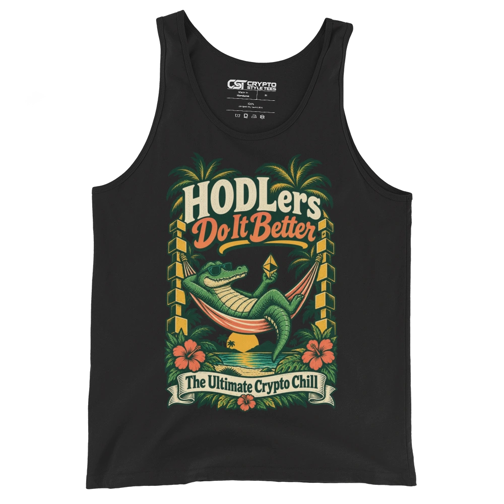 HODLers Do It Better The Ultimate Crypto Chill Tank Top