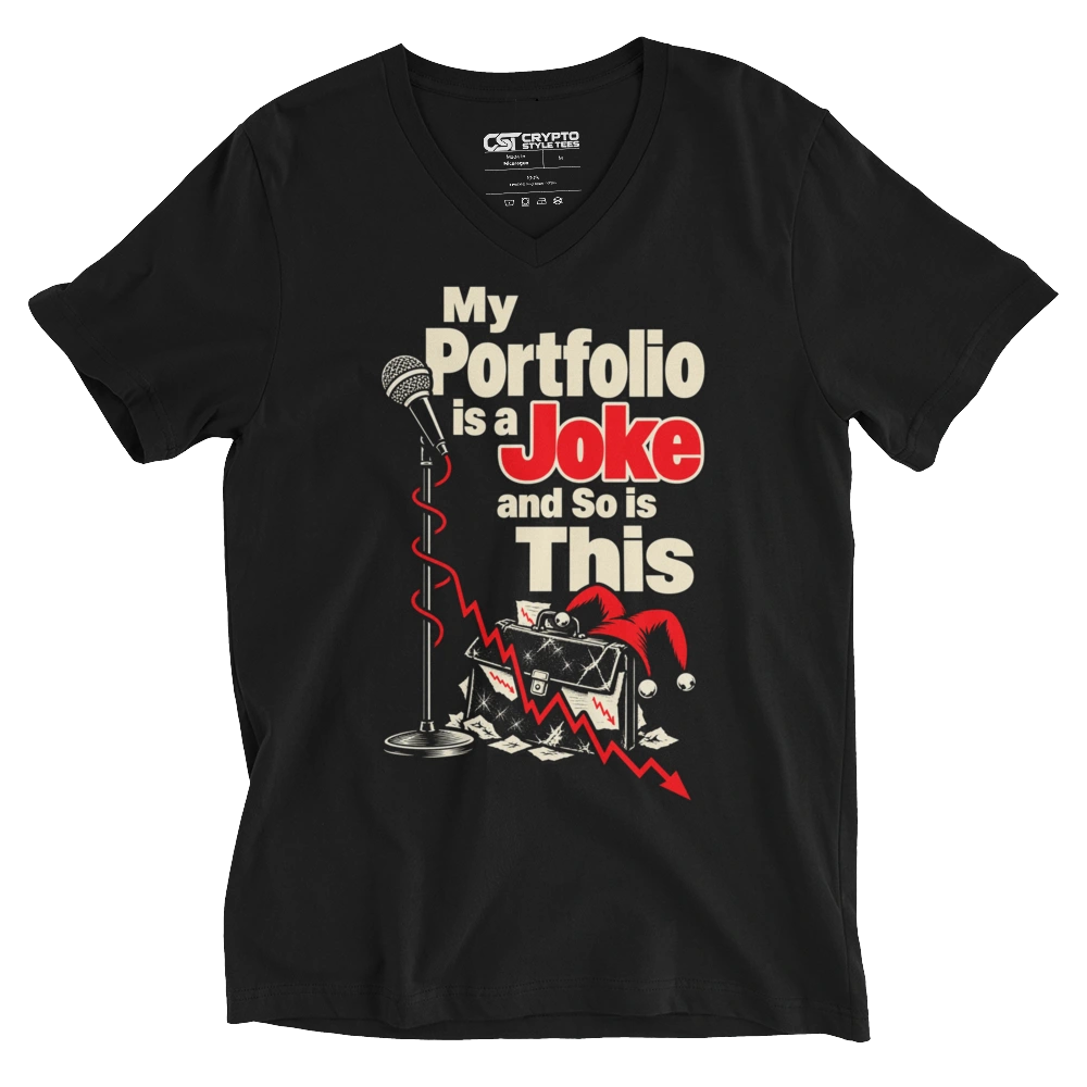 My Portfolio is a Joke and So is This V-neck T-shirt