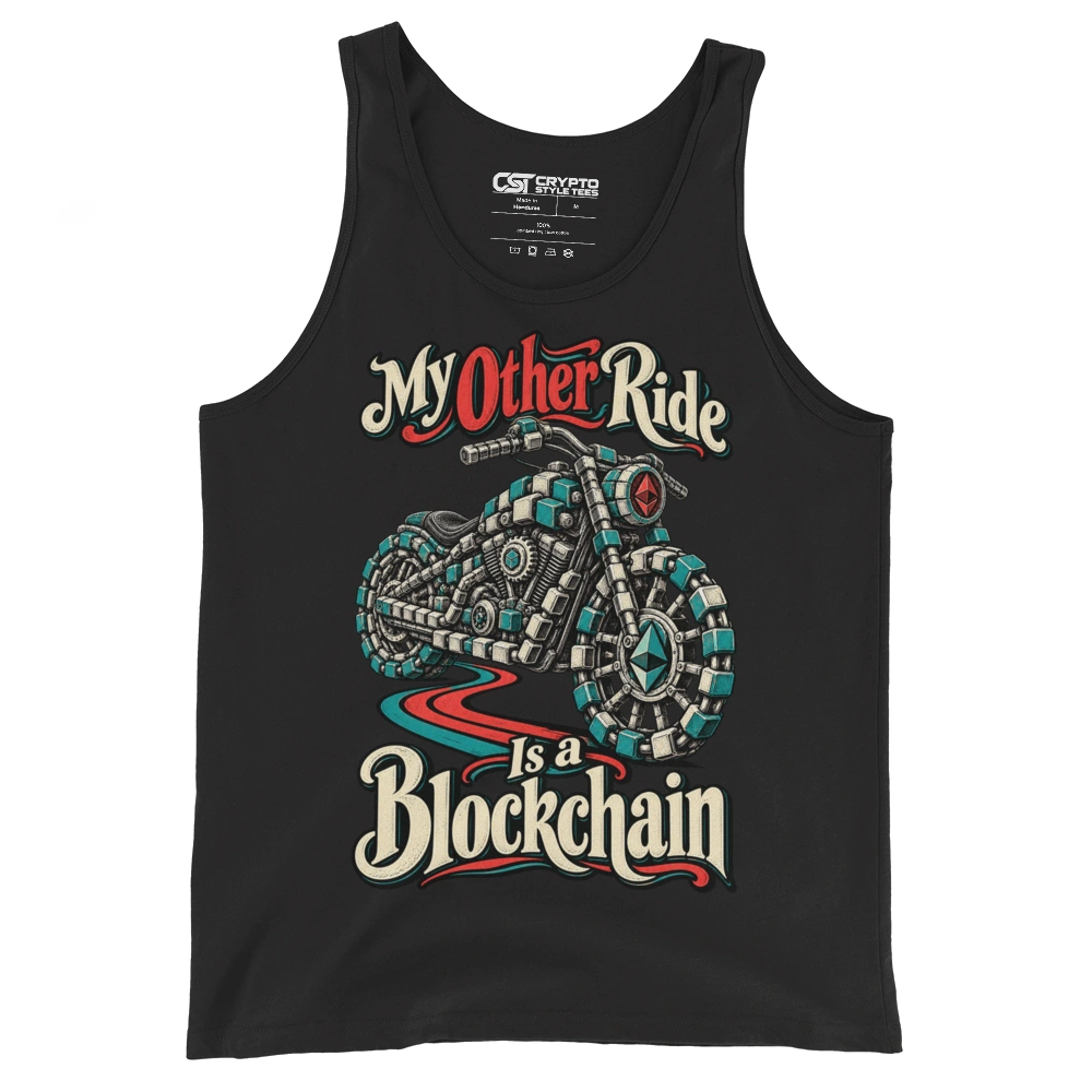 My Other Ride Is a Blockchain Tank Top