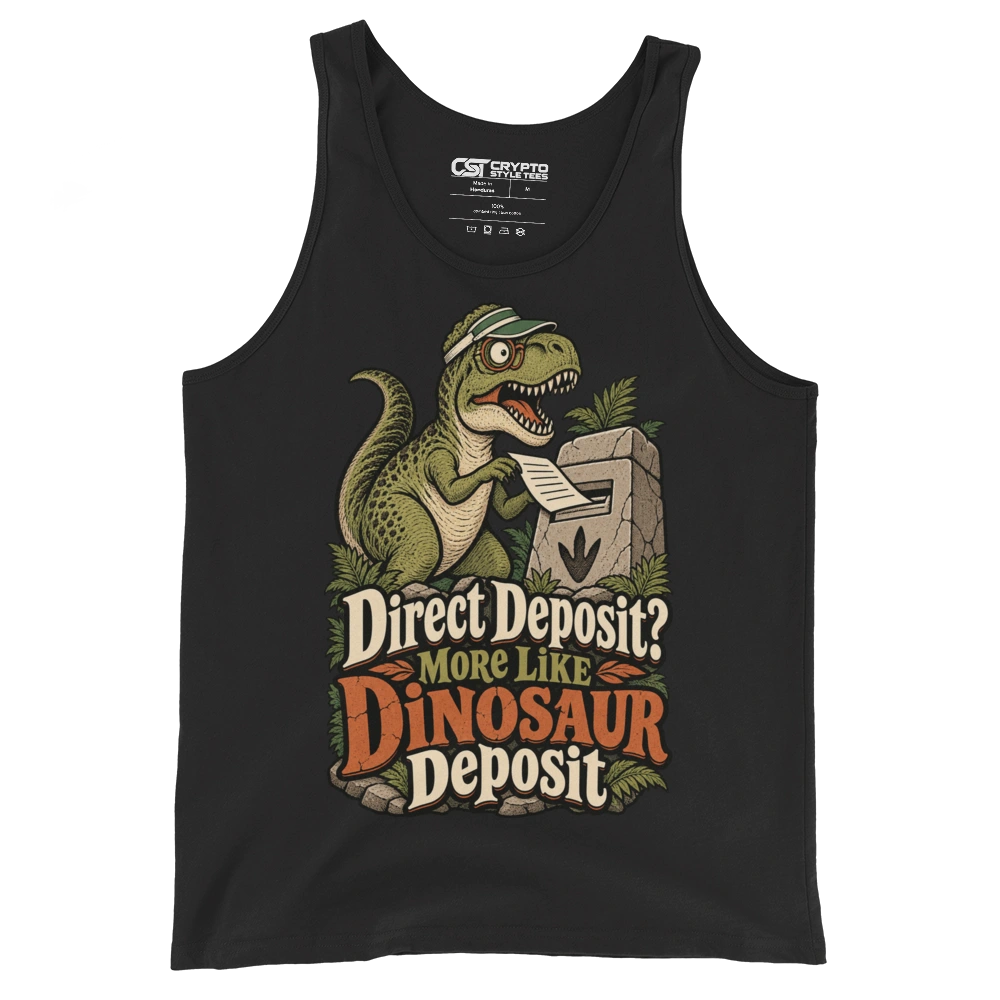 Direct Deposit? More Like Dinosaur Deposit Tank Top