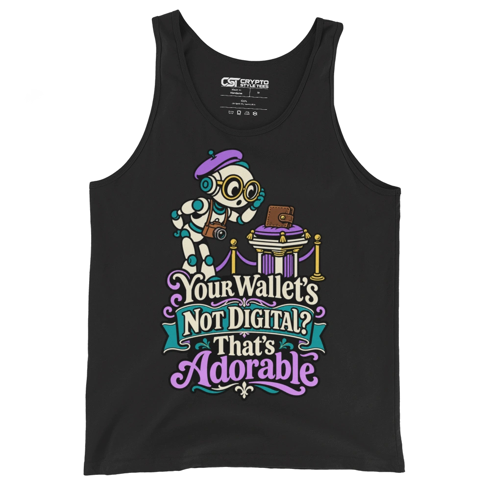 Your Wallet’s Not Digital? That’s Adorable Tank Top