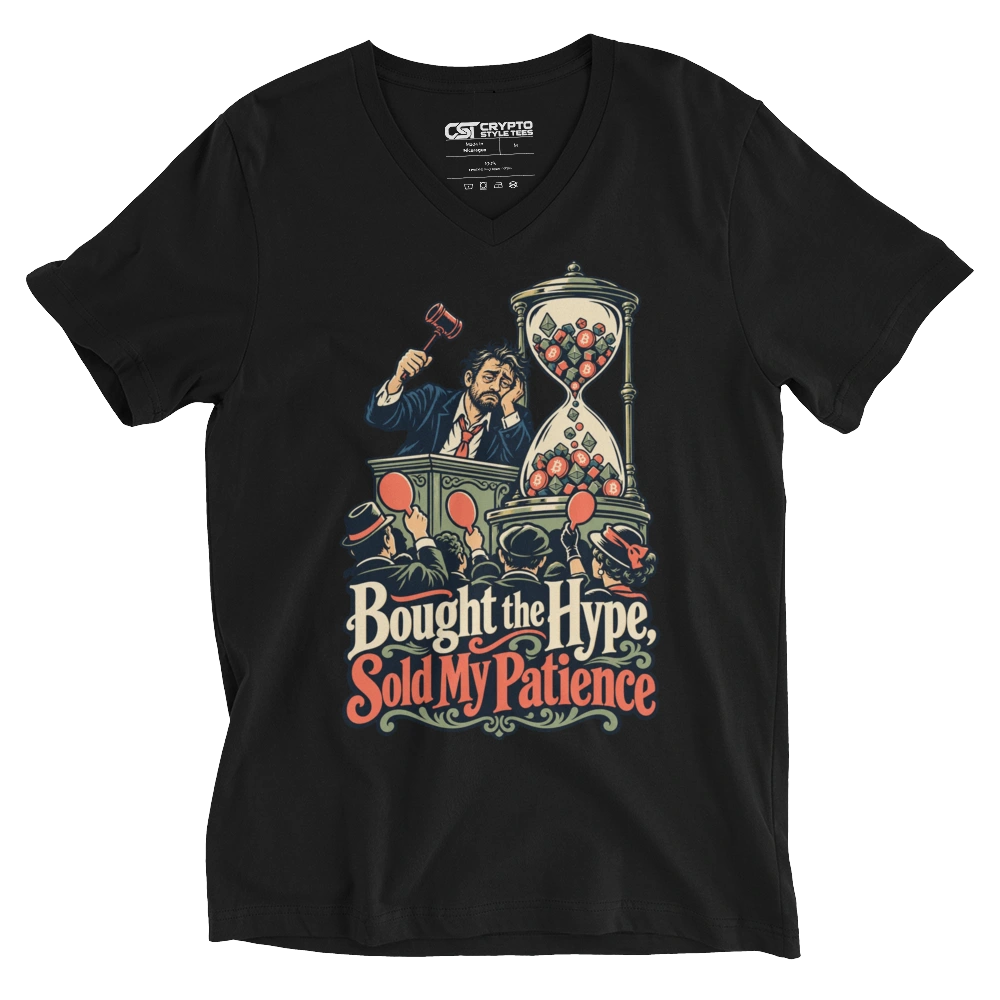 Bought the Hype, Sold My Patience V-neck T-shirt