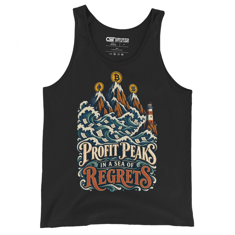 Profit Peaks in a Sea of Regrets Tank Top
