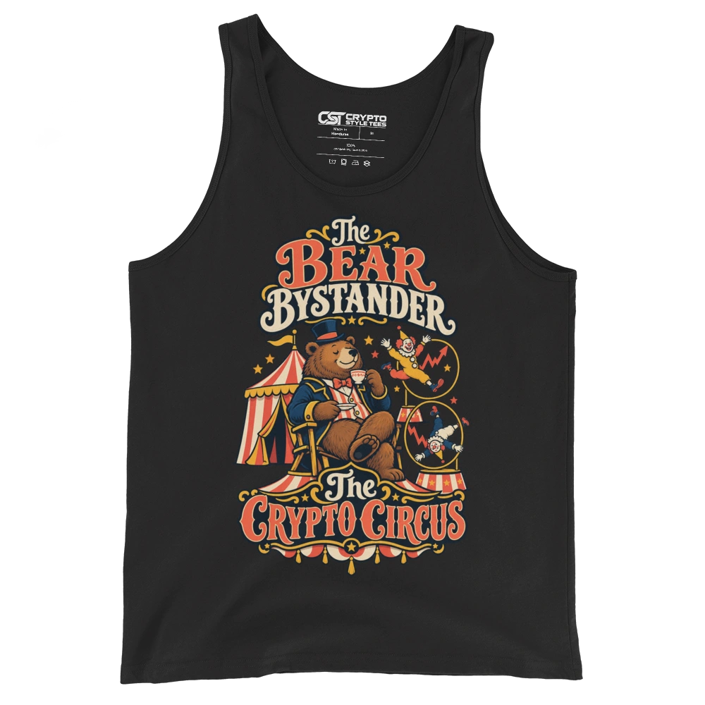 The Bear Bystander The Crypto Circus Tank Top