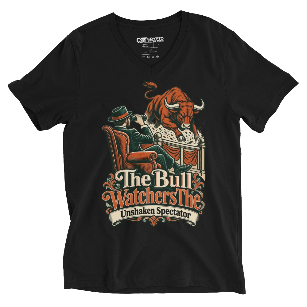 The Bull WatchersThe Unshaken Spectator V-neck T-shirt