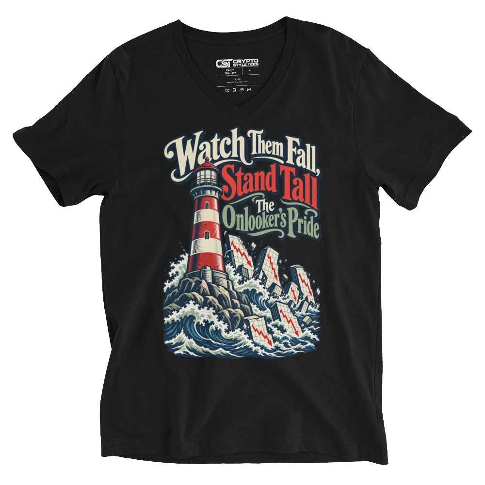 Watch Them Fall, Stand Tall The Onlooker’s Pride V-neck T-shirt