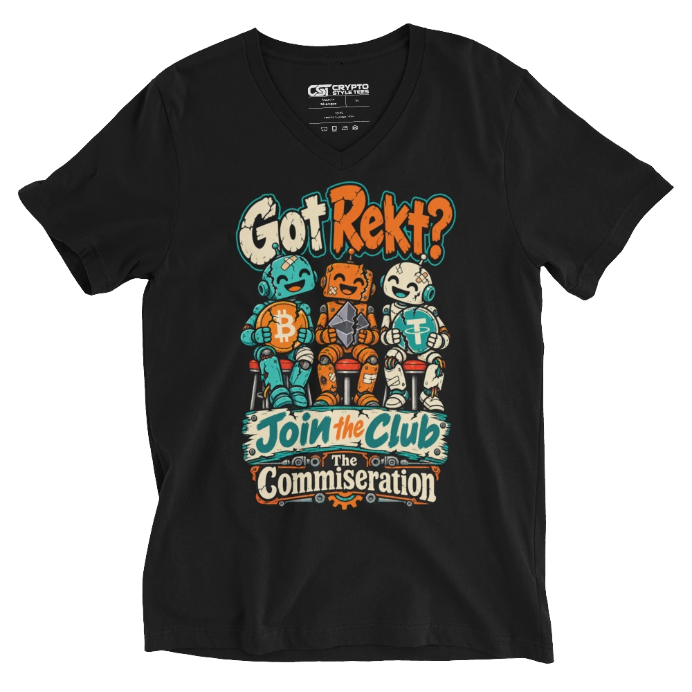 Got Rekt? Join the Club The Commiseration V-neck T-shirt