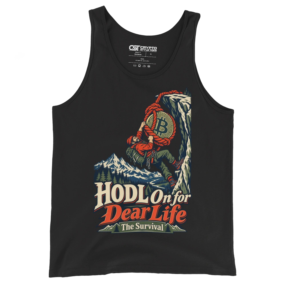 HODL On for Dear Life The Survival Tank Top