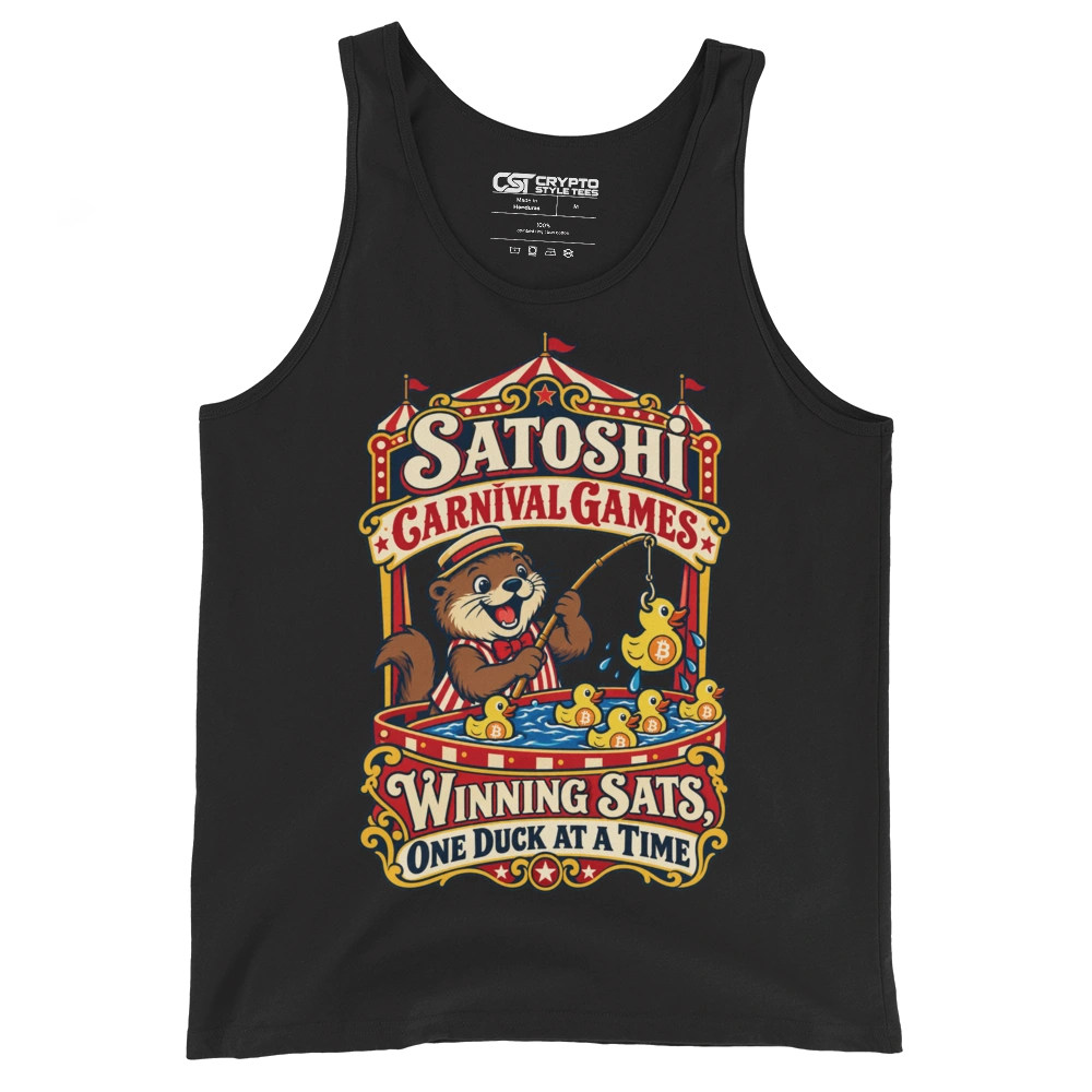 Satoshi Carnival Games Winning Sats, One Duck at a Time Tank Top