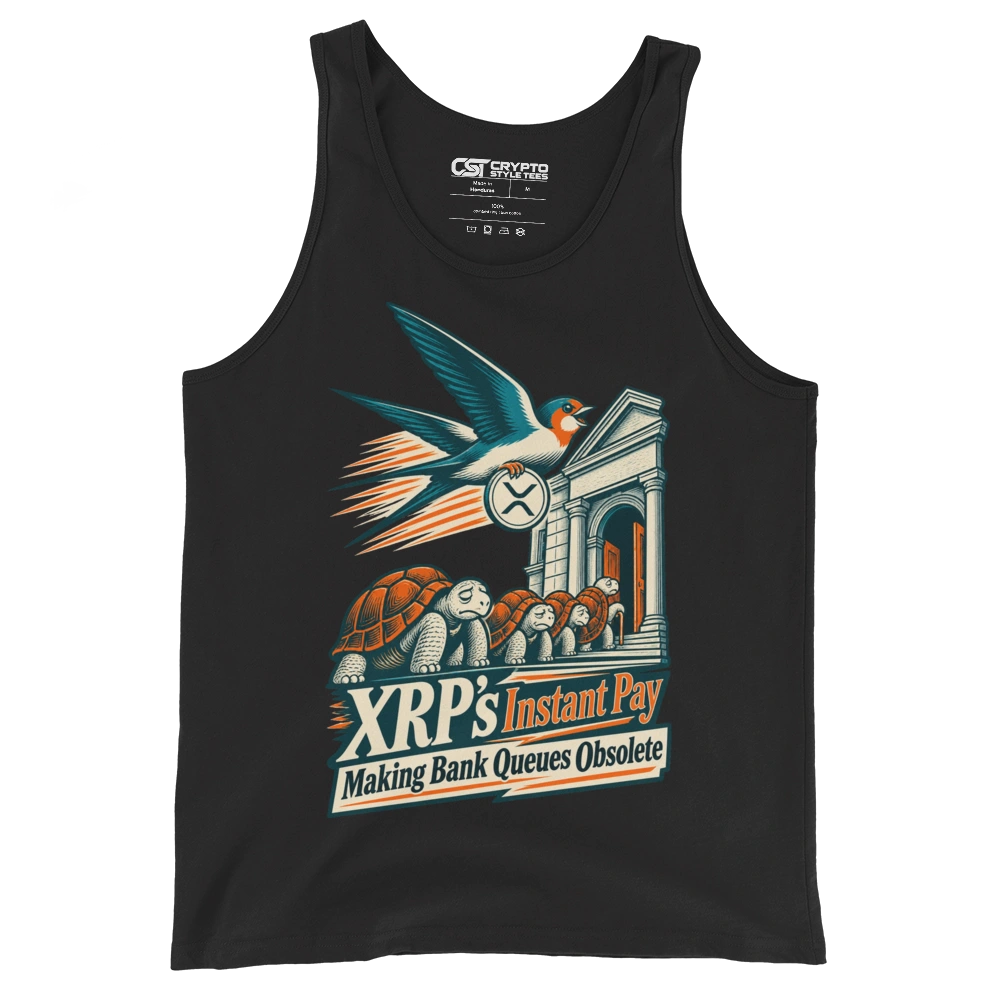 XRP’s Instant Pay Making Bank Queues Obsolete Tank Top in Black