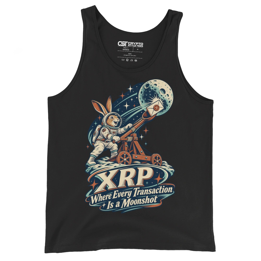 XRP Where Every Transaction Is a Moonshot Tank Top in Black