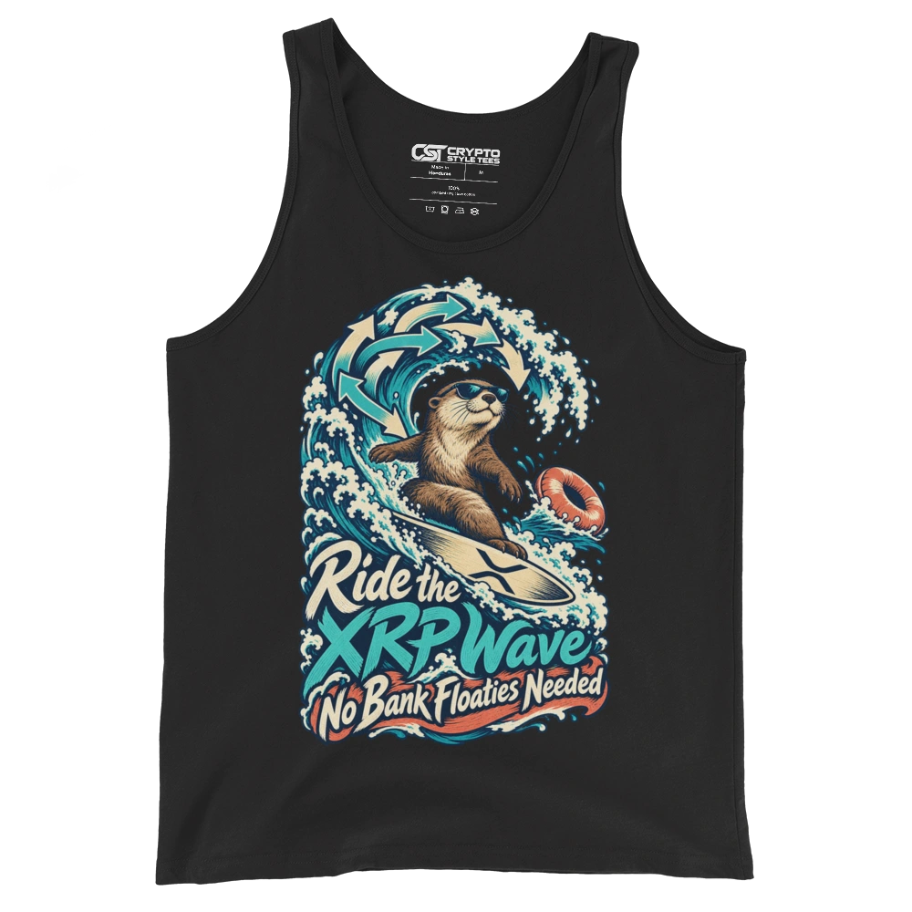 Ride the XRP Wave No Bank Floaties Needed Tank Top