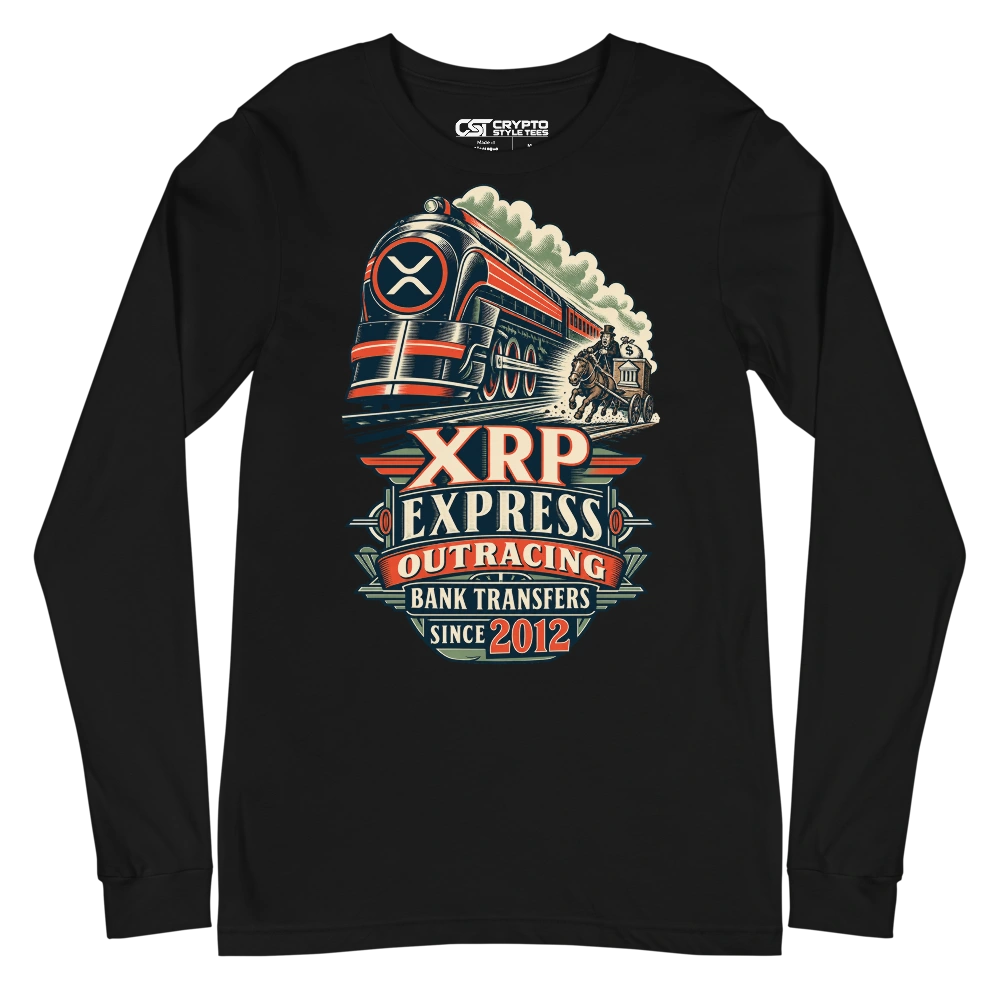 XRP Express Outracing Bank Transfers Since 2012 Long Sleeve T-shirt