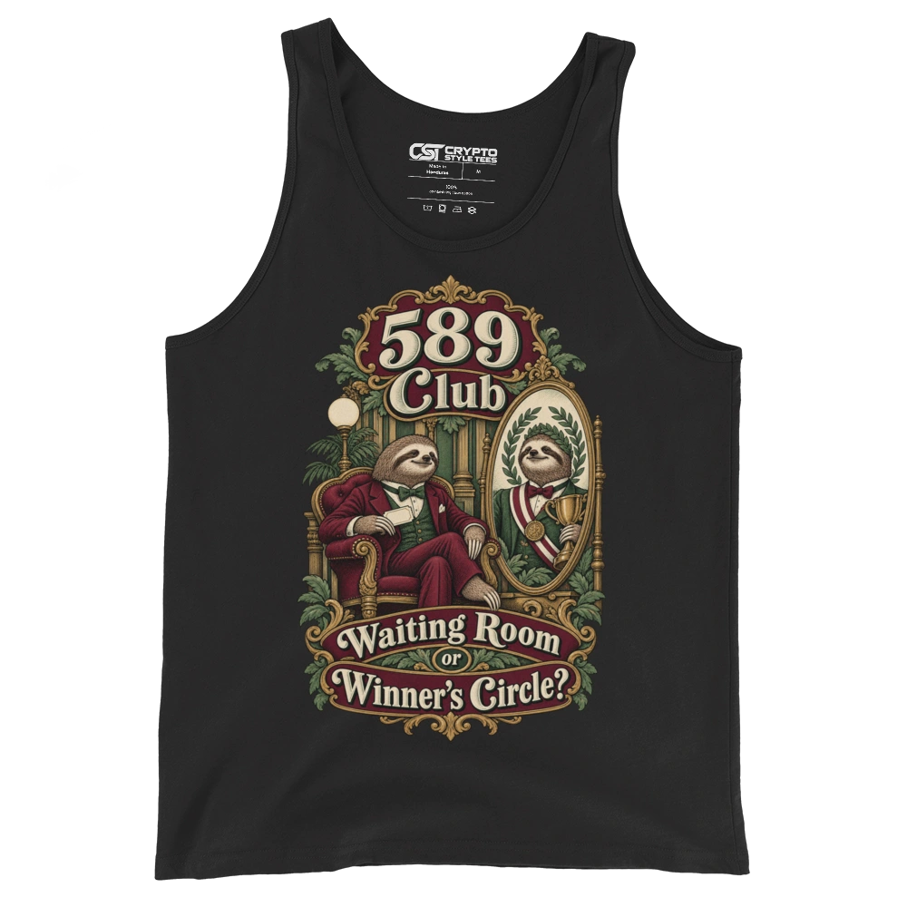 589 Club Waiting Room or Winner’s Circle? Tank Top in Black