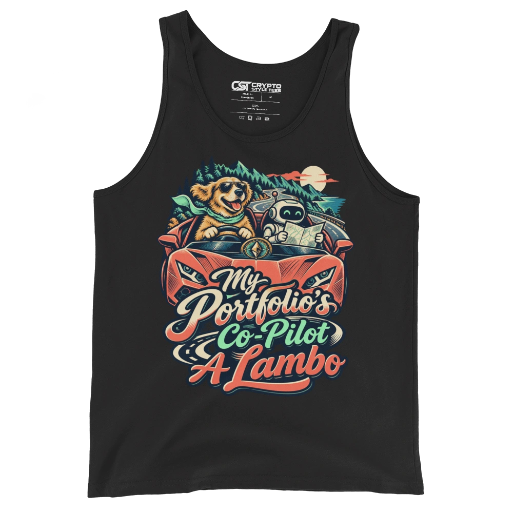 My Portfolio’s Co-Pilot A Lambo Tank Top in Black