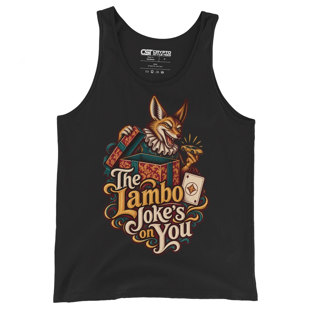 The Lambo Joke’s on You Tank Top in Black