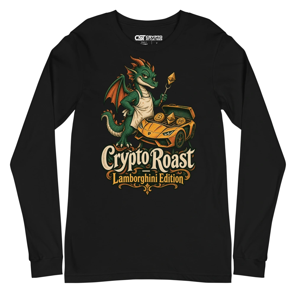 Crypto Roast – Lamborghini Edition Long Sleeve T-shirt