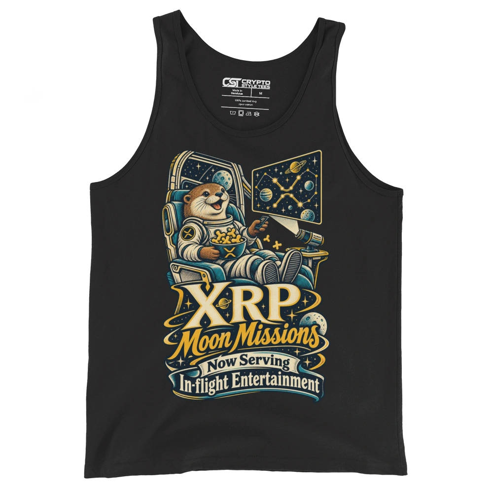 XRP Moon Missions Now Serving In-flight Entertainment Tank Top
