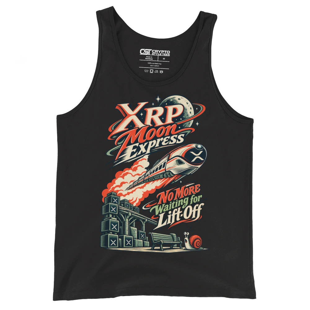 XRP Moon Express No More Waiting for Lift-Off Tank Top