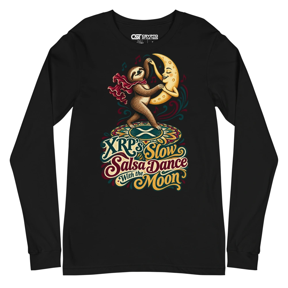 XRP’s Slow Salsa Dance With the Moon Long Sleeve T-shirt