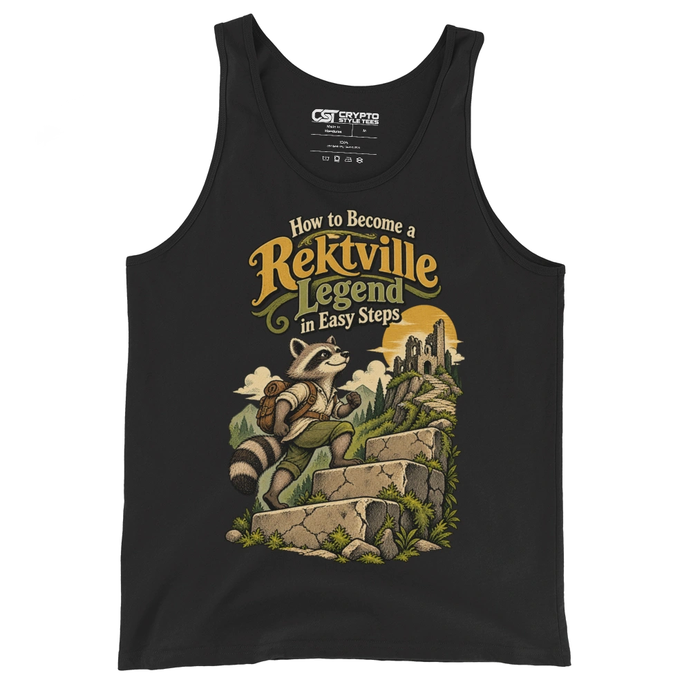 How to Become a Rektville Legend in Easy Steps Tank Top in Black